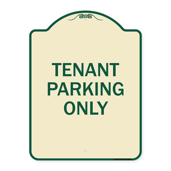 Signmission Reserved Parking Tenant Parking Heavy-Gauge Aluminum Architectural Sign, 24" x 18", TG-1824-23032 A-DES-TG-1824-23032 - main